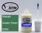 Preview: Nissan, Green Pearl, DW0: 20ml Lackstift, von ATW Autoteile West.